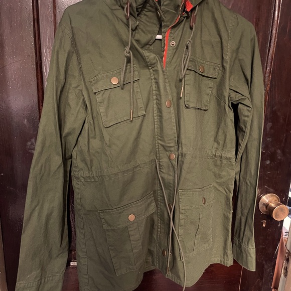 Market Spruce Green Utility Jacket Size Large - Picture 1 of 2